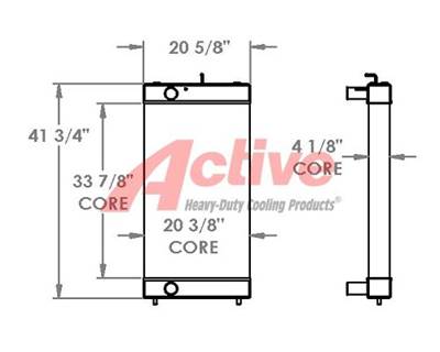Komatsu HM400 Radiator