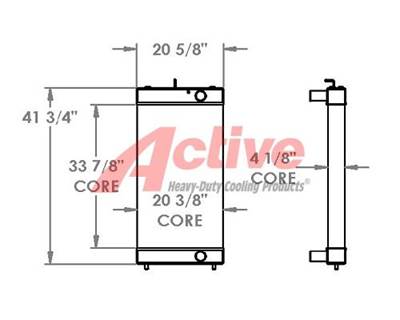 Komatsu HM400 Radiator
