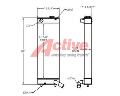 Komatsu PC228 Radiator