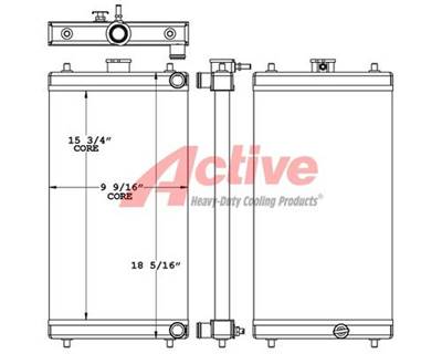 Komatsu PC35MR-2 Radiator