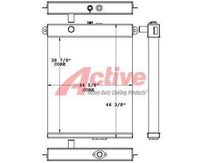 Komatsu PC400 Radiator