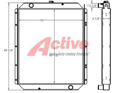 Komatsu PC600LC-6A Radiator