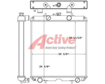 Komatsu PC78US-6 Radiator