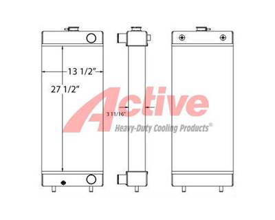 Komatsu WA200 Radiator