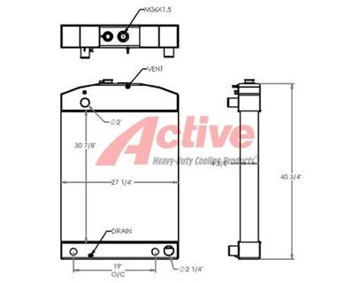 Komatsu WA320-1 Radiator