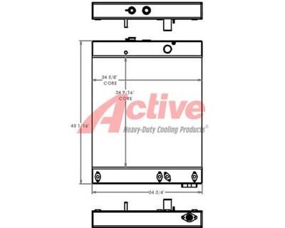 Komatsu WA350 Radiator
