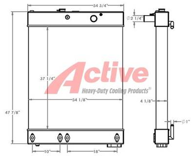 Komatsu WA420 Radiator