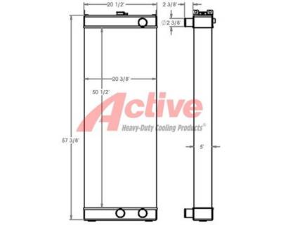 Komatsu WA470 Radiator