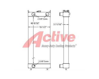 Komatsu WA480-6 Radiator