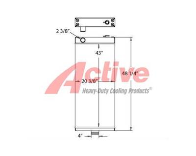 Komatsu WA500-6 Radiator
