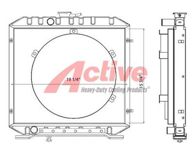 Kubota 05BGT1 Radiator