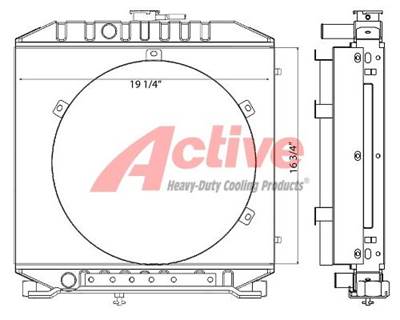 Kubota 05BGT2 Radiator