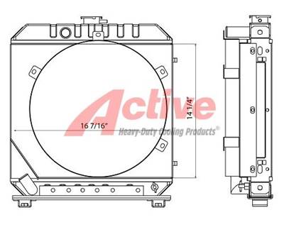 Kubota 05REP3 Radiator