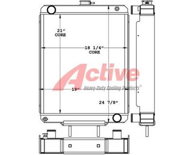 Kubota 40KW Generator Radiator