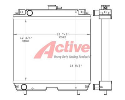Kubota Radiator for a Kubota TC21 / B2400