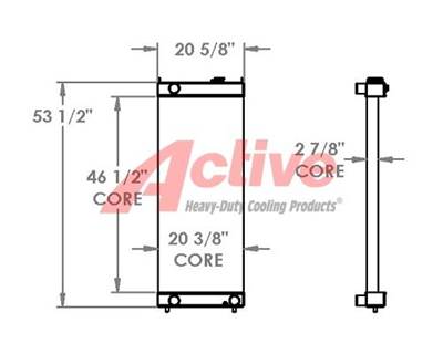 Kubota Radiator for a Kubota Generator