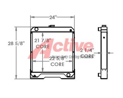 Kubota Radiator for a Kubota Industrial Pump