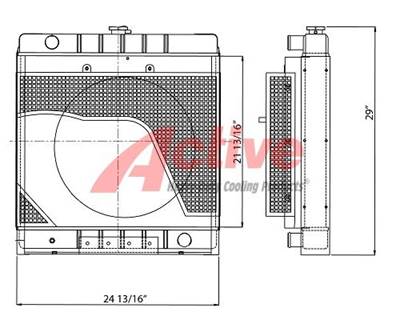 Kubota V3600 Radiator for a Kubota V3600 High Fan
