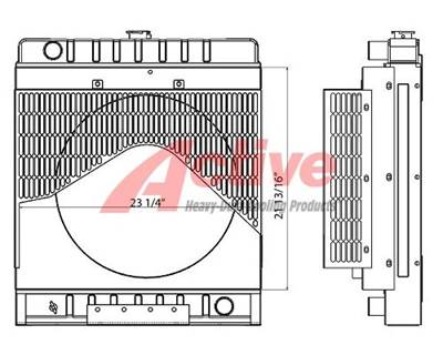 Kubota V3600 Radiator