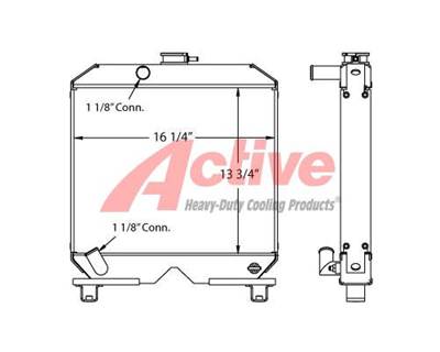 Lay-Mor Radiator for a Laymor Sweepmaster 300 / A-41 Power Unit / BB250