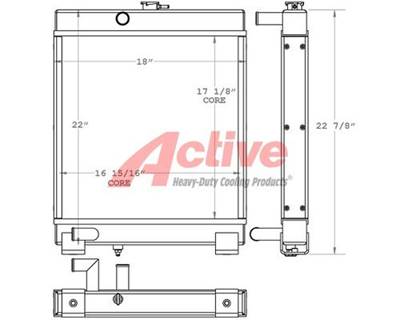 Lay-Mor Sweep Master 300 Radiator for a Laymor Sweep Master 300