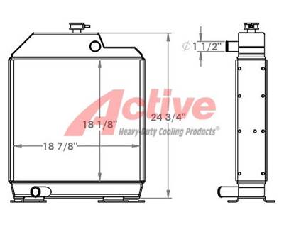 Massey Ferguson 2660HD Radiator