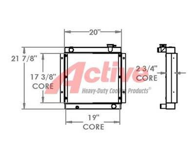 Miller Radiator for a Miller D502K Big Blue
