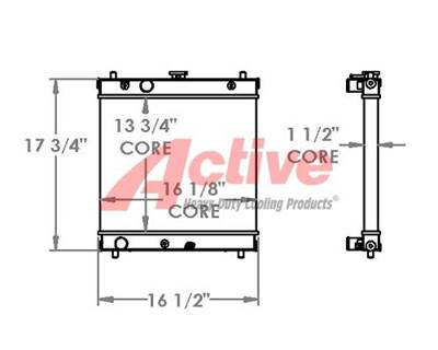 Moffett Radiator for a Moffet 3 Wheel Forklift