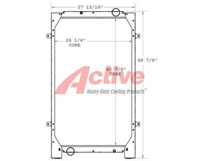 Multiquip Radiator for a Multiquip TAD520GE Generator