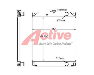 Multiquip LT-12D Radiator for a Multiquip LT12D