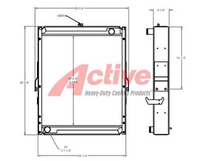 New Holland 555E Radiator
