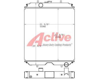SkyTrak Radiator for a Skytrak DP70E