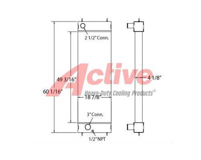 Sullair 1600 T3 Radiator