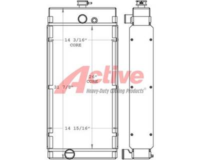 Sullair 185HDPQ Radiator