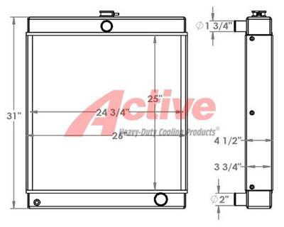 Sullair 375 DPO Radiator