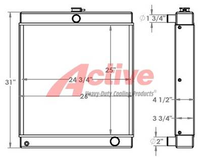 Sullair 375 DPO Radiator