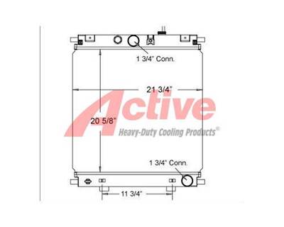 Terex Radiator for a Terex T35