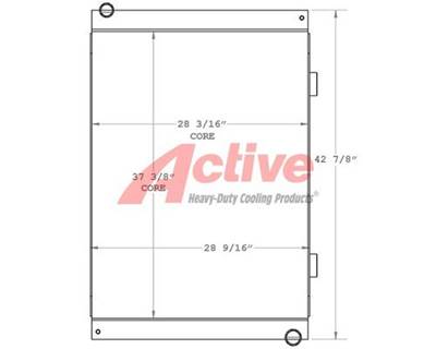 Terex Radiator for a Terex MC220 / Multiquip Radiator