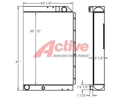 Terex TA35 Radiator
