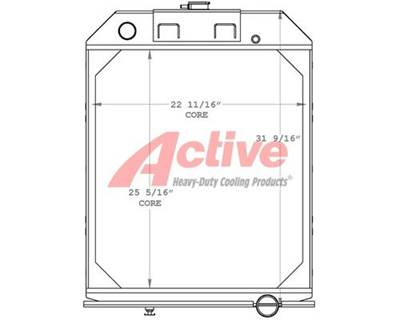 John Deere Powered Radiator 4045 450629, 450629AT, SD2156, ST0163, ST01636HNC