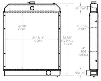 Vermeer XL1800 Chipper Radiator

OEM Numbers: 451893
451893ST