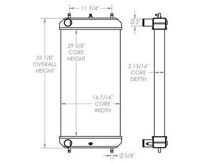 Hitachi 135 Excavator Radiator

OE
