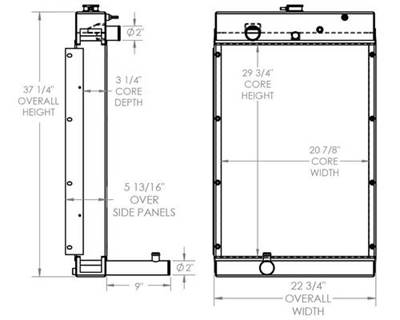 Vermeer Chipper Radiator

OE Numbers:
451912
451912AT
180026897
0142475