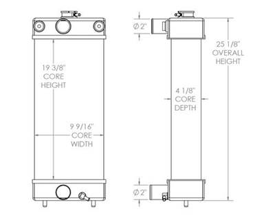 Bobcat / Doosan Radiator

OE
