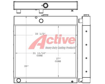 Vermeer 1400BC Radiator