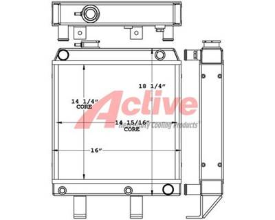 Wacker Neuson RT-SC2 Radiator for a Wacker Neuson RT-SC-2 Trench Roller