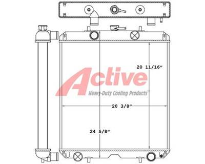 Yanmar VIO90 Radiator