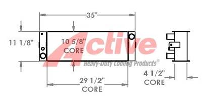 Gradall 421XL Radiator