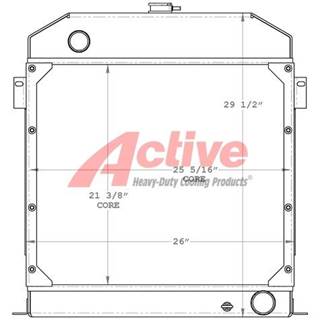 Gradall 534D-9 Radiator for a Gradall 534D9