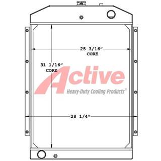 Gradall XL4100 Radiator for a Gradall G3WD / XL4100